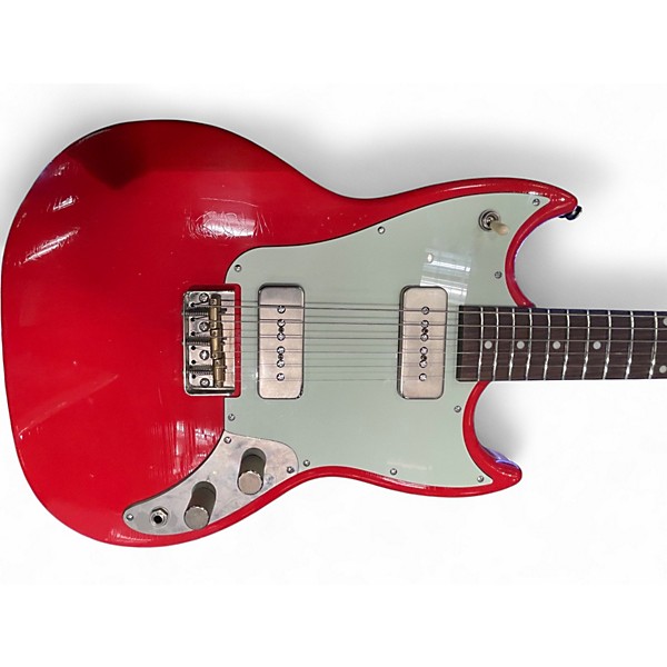 Used Frank Brothers RADAR Fiesta Red Solid Body Electric Guitar