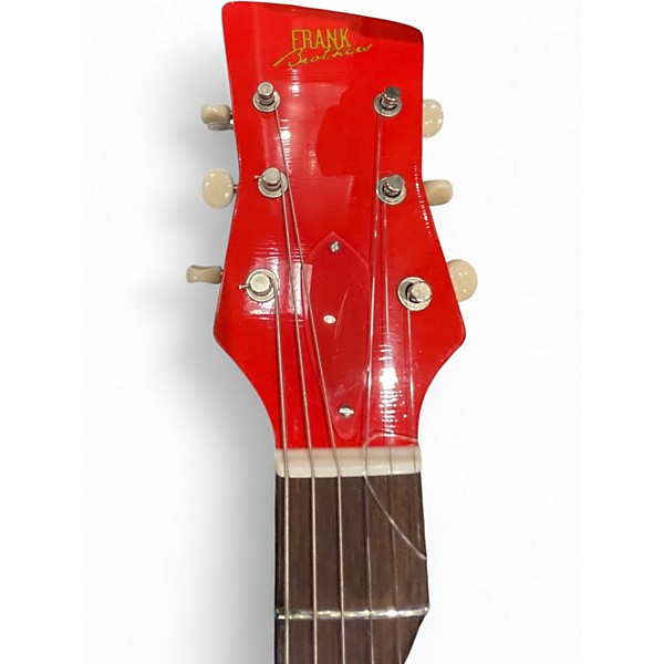 Used Frank Brothers RADAR Fiesta Red Solid Body Electric Guitar