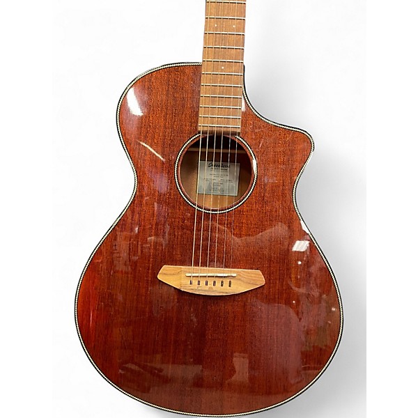 Used Breedlove Discovery Concert Cutaway Natural Acoustic Electric Guitar