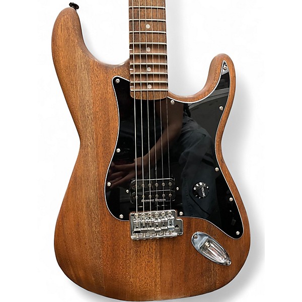 Used Squier PARTS CASTER Mahogany Solid Body Electric Guitar