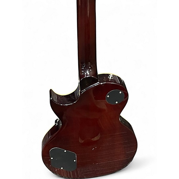 Used Vintage V100 2 Tone Sunburst Solid Body Electric Guitar