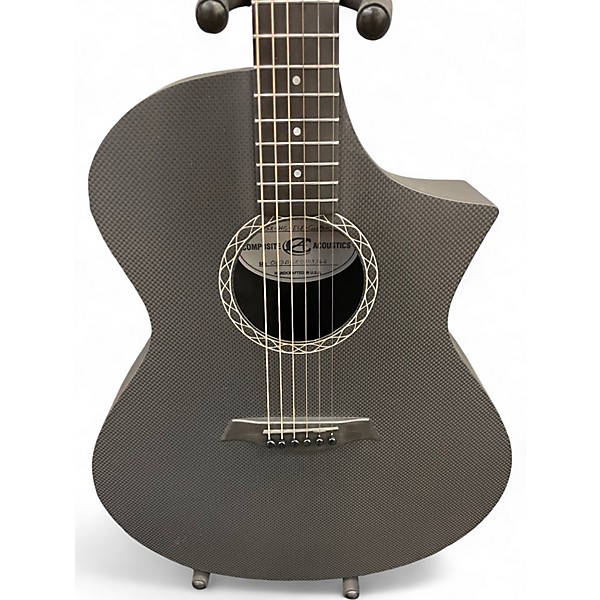 Used Composite Acoustics GX-HG-ELE-Custom Black Acoustic Electric Guitar