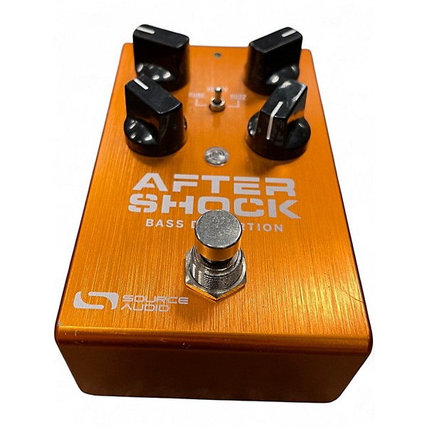 Used Source Audio AFTERSHOCK BASS DISTORTION Effect Pedal