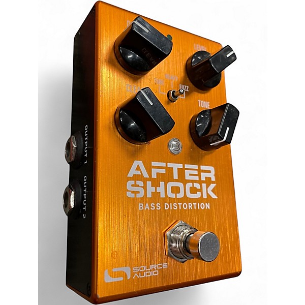Used Source Audio AFTERSHOCK BASS DISTORTION Effect Pedal