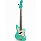 Used Fender Limited-Edition Mark Hoppus Jaguar Sea Foam Green Electric Bass Guitar thumbnail