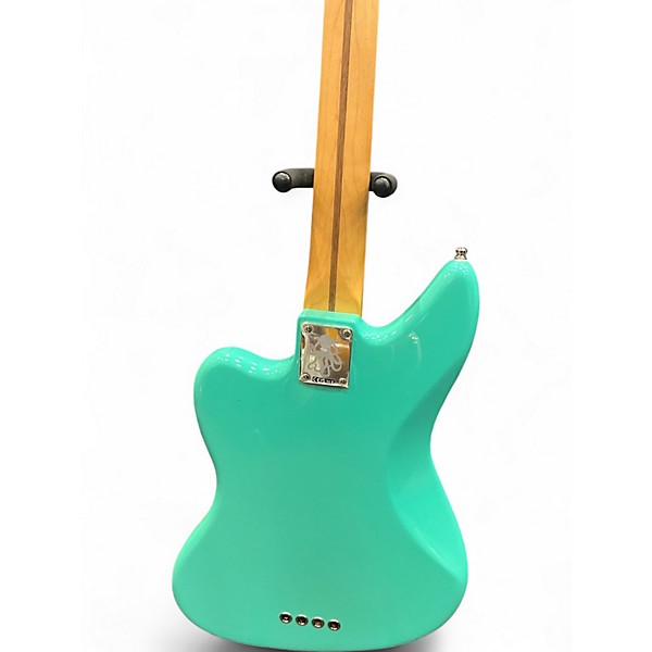 Used Fender Limited-Edition Mark Hoppus Jaguar Sea Foam Green Electric Bass Guitar