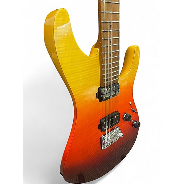 Used Ibanez AZ242F Prestige Series TEQILA SUNRISE  Solid Body Electric Guitar