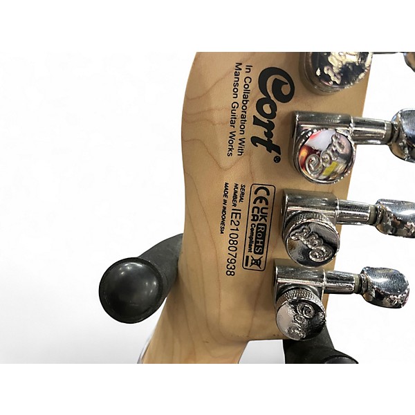 Used Manson Guitars Cort Meta Series Matt Bellamy Signature Black Solid Body Electric Guitar