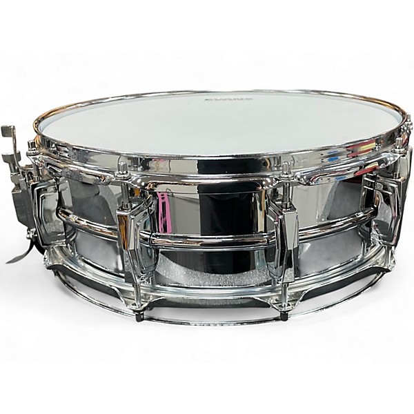 Used Ludwig 14X5 Supraphonic Snare Metallic Gray Drum