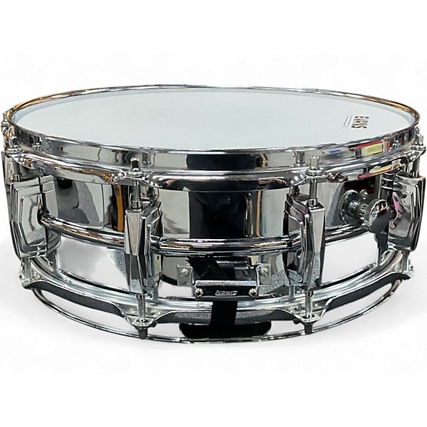 Used Ludwig 14X5 Supraphonic Snare Metallic Gray Drum
