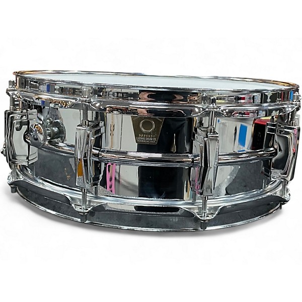 Used Ludwig 14X5 Supraphonic Snare Metallic Gray Drum