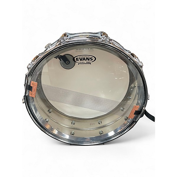 Used Ludwig 14X5 Supraphonic Snare Metallic Gray Drum