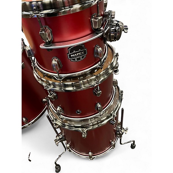 Used Mapex 5 Piece Saturn Evolution TUSCAN RED Drum Kit