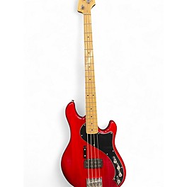 Used Squier DIMENSION BASS IV Red Electric Bass Guitar