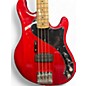 Used Squier DIMENSION BASS IV Red Electric Bass Guitar