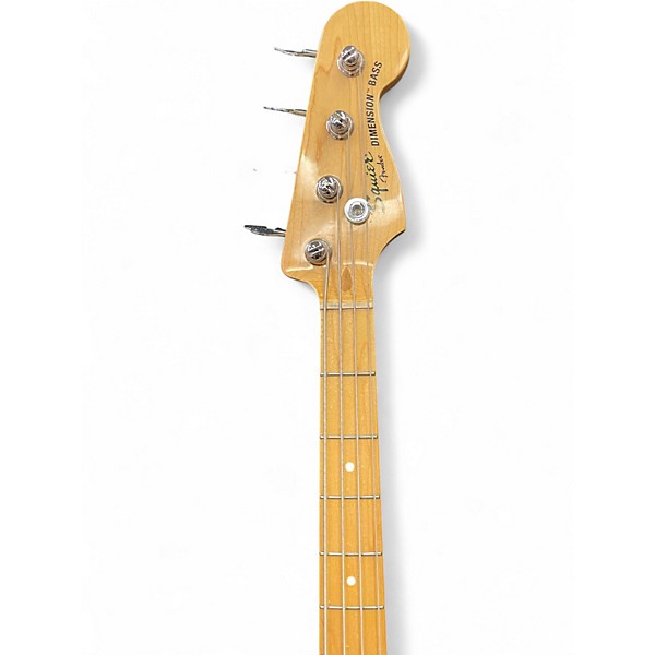 Used Squier DIMENSION BASS IV Red Electric Bass Guitar