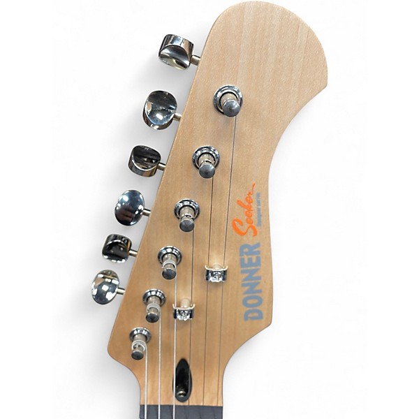 Used 2024 Donner SEEKER DESINGER SERIES Alpine White Solid Body Electric Guitar