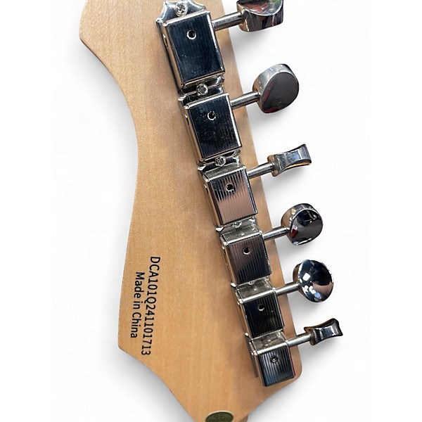 Used 2024 Donner SEEKER DESINGER SERIES Alpine White Solid Body Electric Guitar