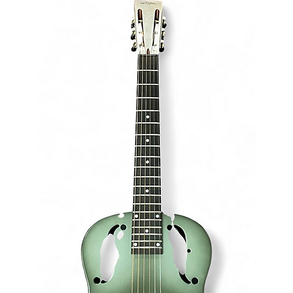 Used National nrp14 green Resonator Guitar
