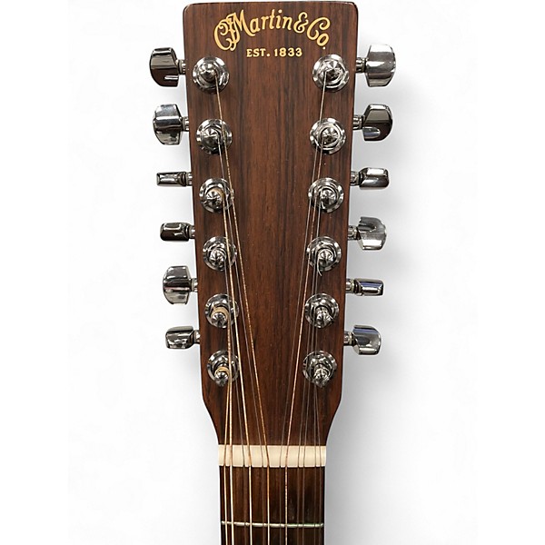 Used Martin DM12 Natural 12 String Acoustic Guitar