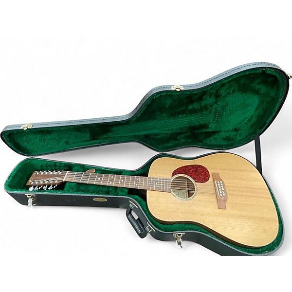 Used Martin DM12 Natural 12 String Acoustic Guitar