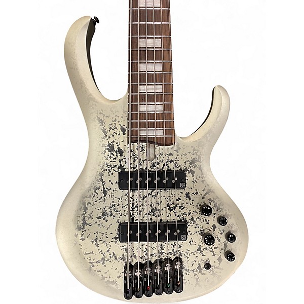 Used Ibanez BTB25TH6 Metallic Gray Electric Bass Guitar