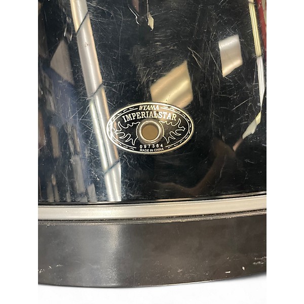 Used TAMA 5 Piece Imperial Star Black Drum Kit