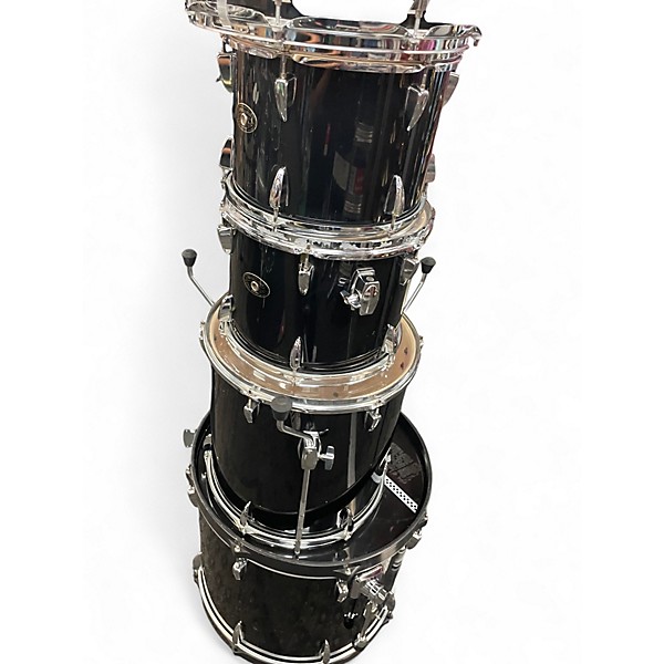 Used TAMA 5 Piece Imperial Star Black Drum Kit