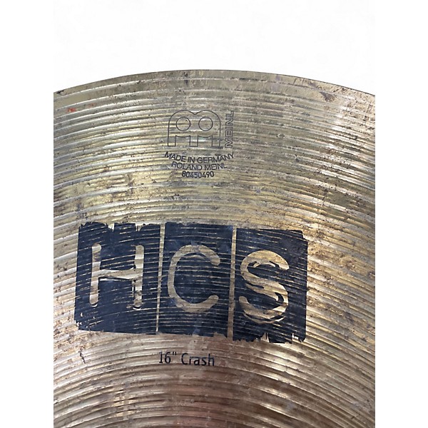 Used MEINL 16in HCS Crash Cymbal