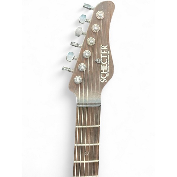 Used Schecter Guitar Research Nick Johnston Custom Atomic Fire Solid Body Electric Guitar