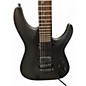 Used Schecter Guitar Research Damien Floyd Rose Black Solid Body Electric Guitar