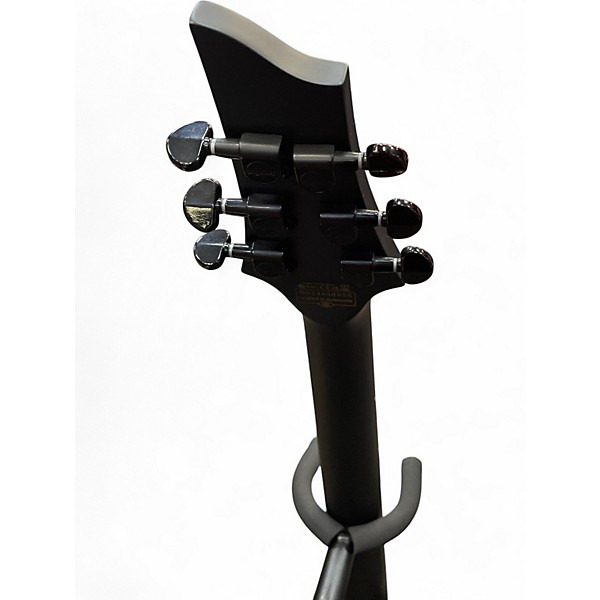 Used Schecter Guitar Research Damien Floyd Rose Black Solid Body Electric Guitar