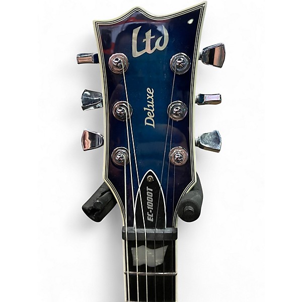 Used ESP LTD EC1000 CTM Blue Solid Body Electric Guitar