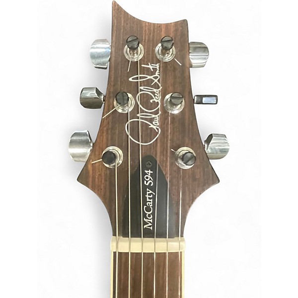 Used 2017 PRS McCarty 594 Black Amber Solid Body Electric Guitar