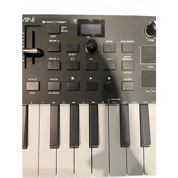 Used M-Audio OXYGEN PRO MINI MIDI Controller