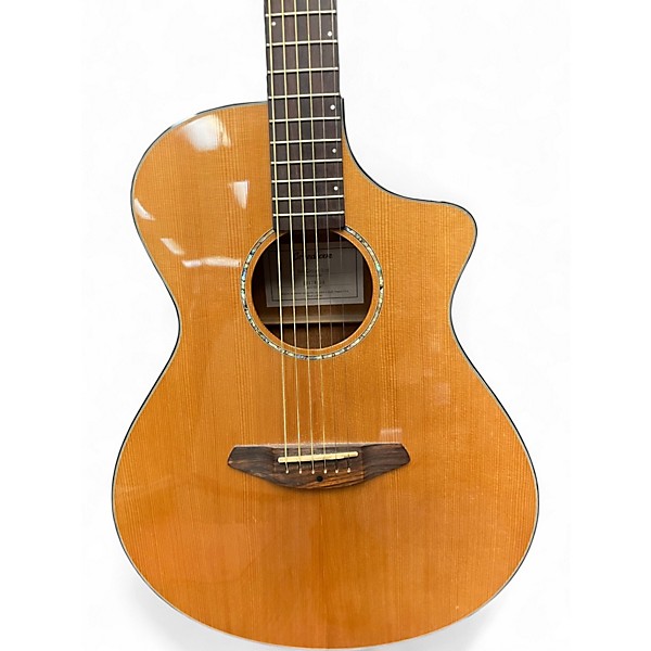 Used Breedlove Solo Concert Natural Acoustic Electric Guitar