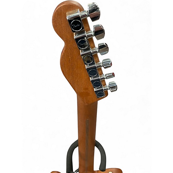 Used Fender American Acoustasonic Telecaster Brushed Black Acoustic Electric Guitar