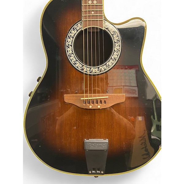 Used Ovation Celebrity Black Acoustic Guitar