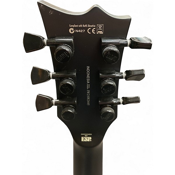 Used ESP LTD EC-Black Metal Black Solid Body Electric Guitar