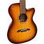 Used Alvarez AF60CE Folk Sandburst Acoustic Electric Guitar
