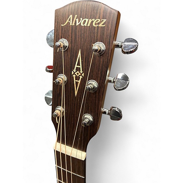Used Alvarez AF60CE Folk Sandburst Acoustic Electric Guitar