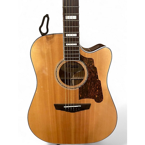 Used D'Angelico PSD500 NAT Natural Acoustic Electric Guitar