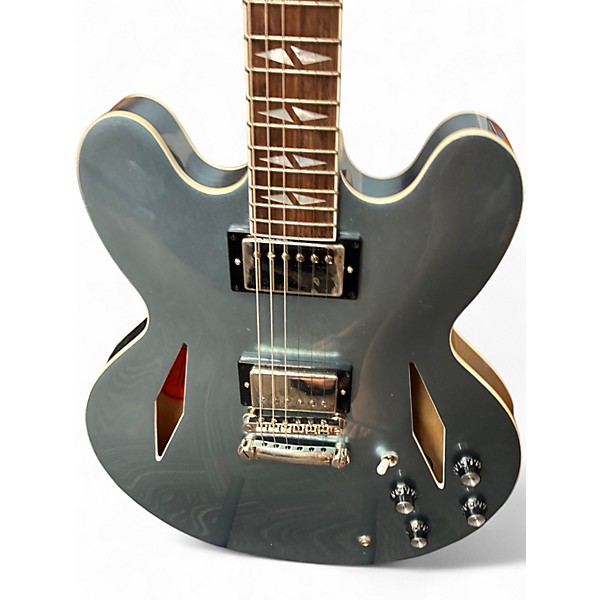 Used Epiphone Dave Grhol DG 335 Pelham Blue Hollow Body Electric Guitar