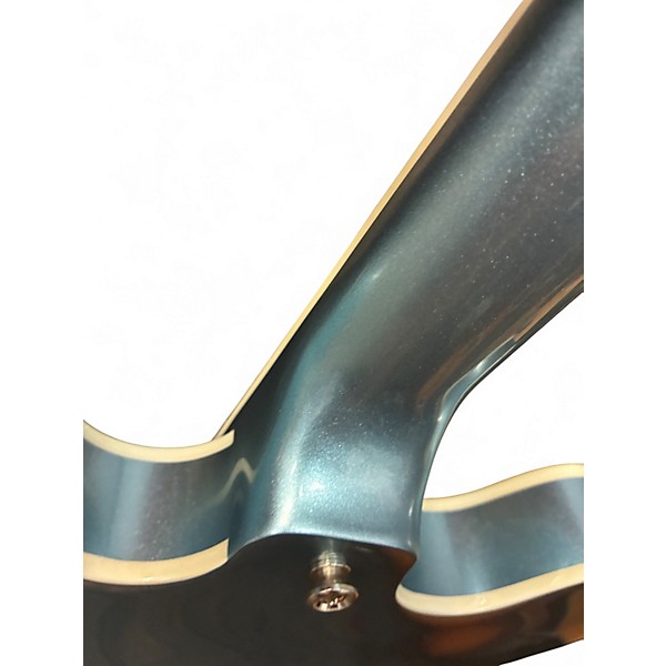 Used Epiphone Dave Grhol DG 335 Pelham Blue Hollow Body Electric Guitar