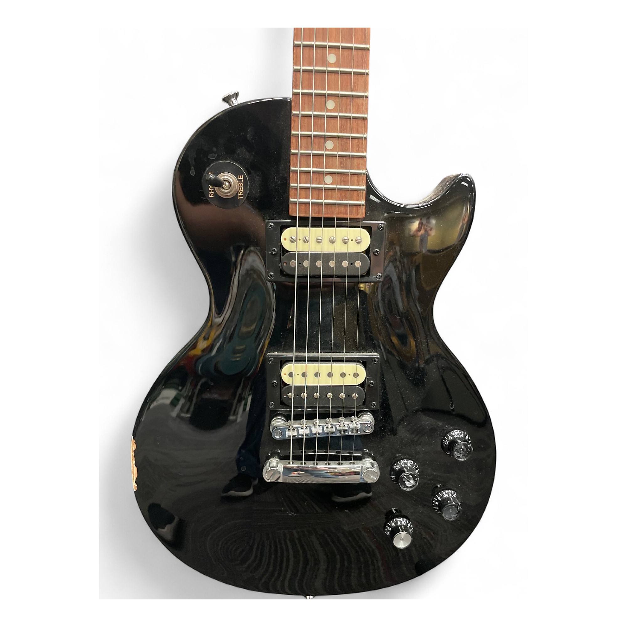 Used Epiphone Les Paul Studio LT Black Solid Body Electric Guitar