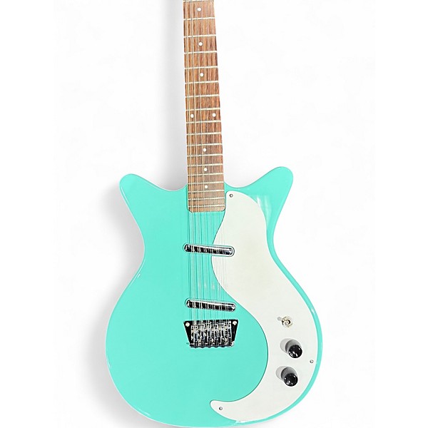 Used Danelectro 12SDC 12-String Seafoam Green Solid Body Electric Guitar
