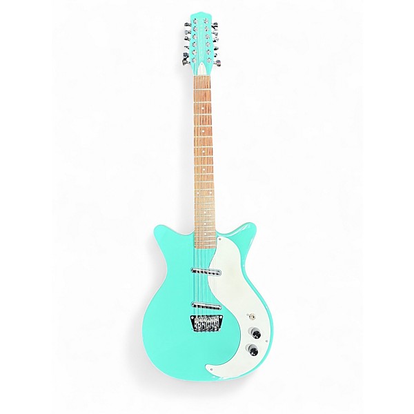 Used Danelectro 12SDC 12-String Seafoam Green Solid Body Electric Guitar