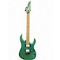 Used Ibanez RG421MSP GREEN SPARKLE Solid Body Electric Guitar thumbnail
