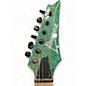 Used Ibanez RG421MSP GREEN SPARKLE Solid Body Electric Guitar