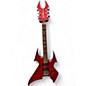 Used B.C. Rich Beast Red Quilt Solid Body Electric Guitar thumbnail
